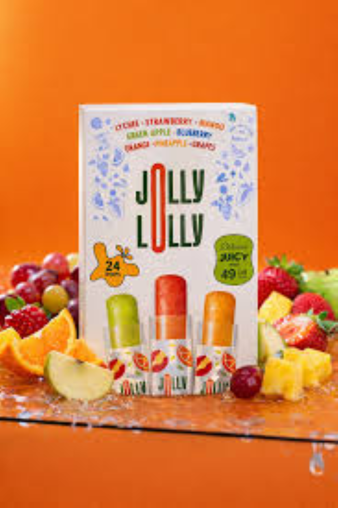KSL MIXED FRUIT JOLLY LOLLY 24S